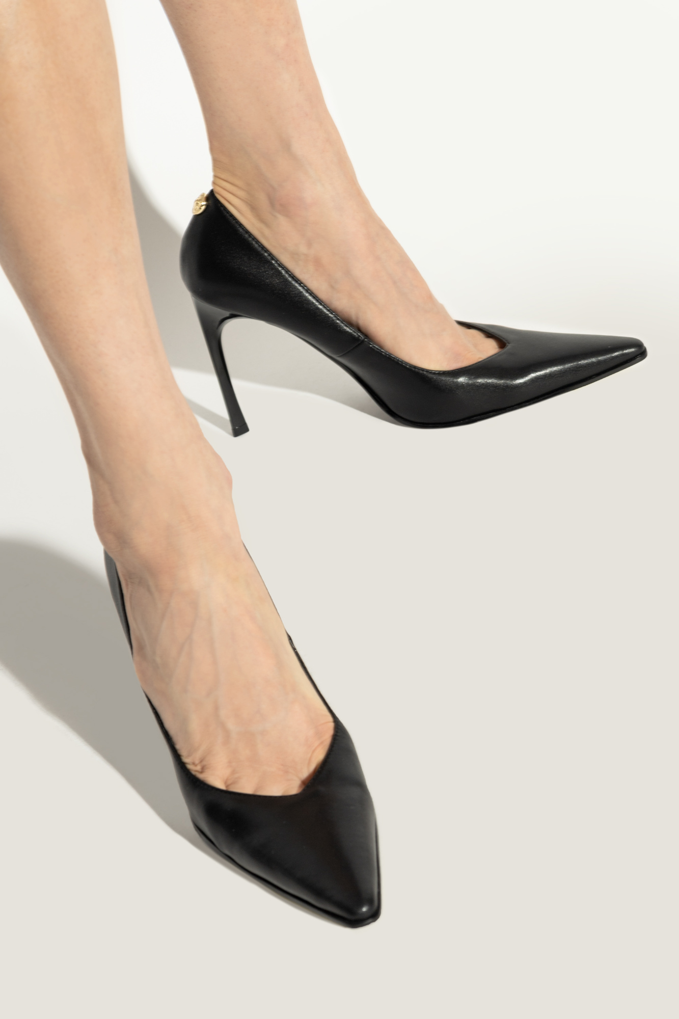 Black High heeled shoes Versace Jeans Couture Vitkac Italy